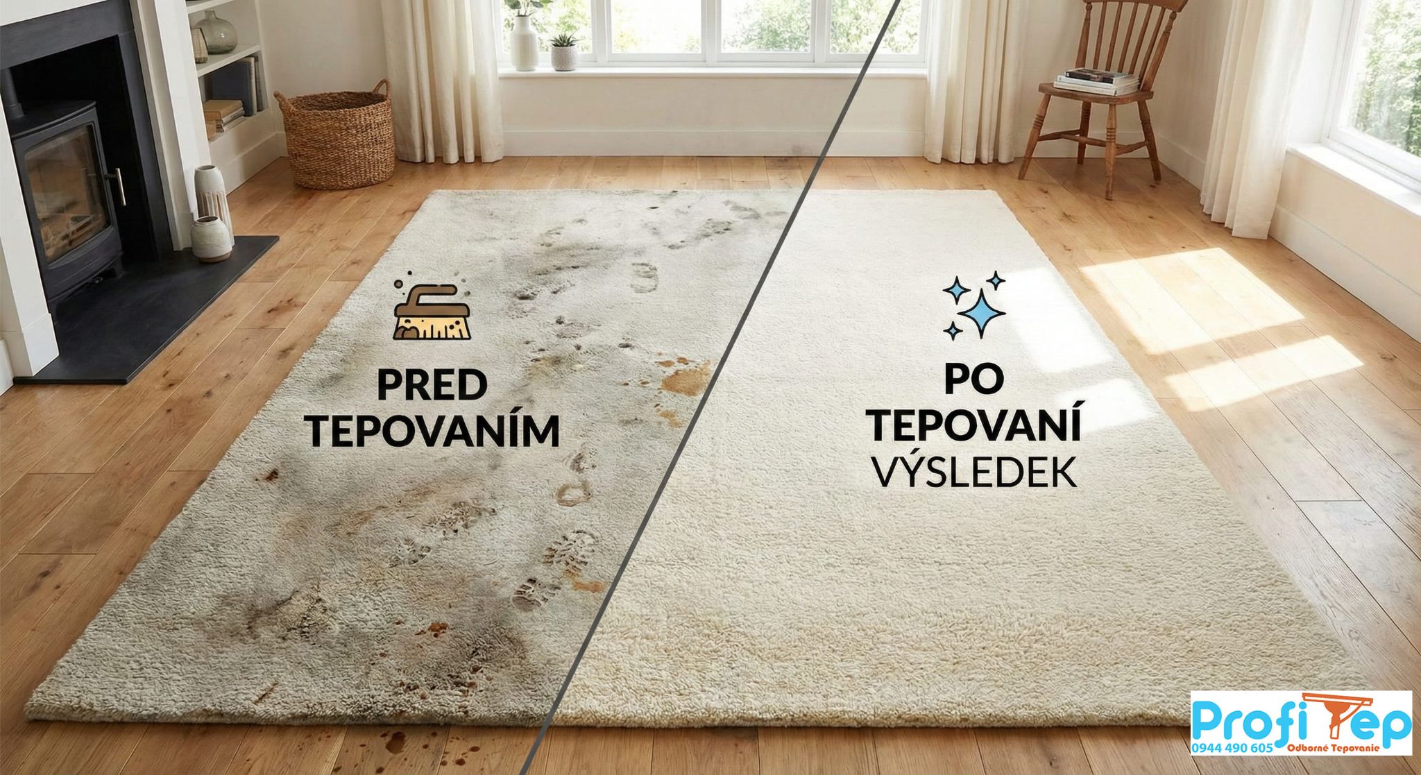 Profesionálne tepovanie kobercov Bratislava
